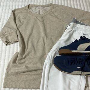 J. Crew Oatmeal Short Sleeve Crew Tee Size XS